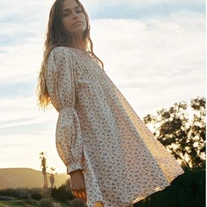 The Noor Dress in Oat Straw Cream